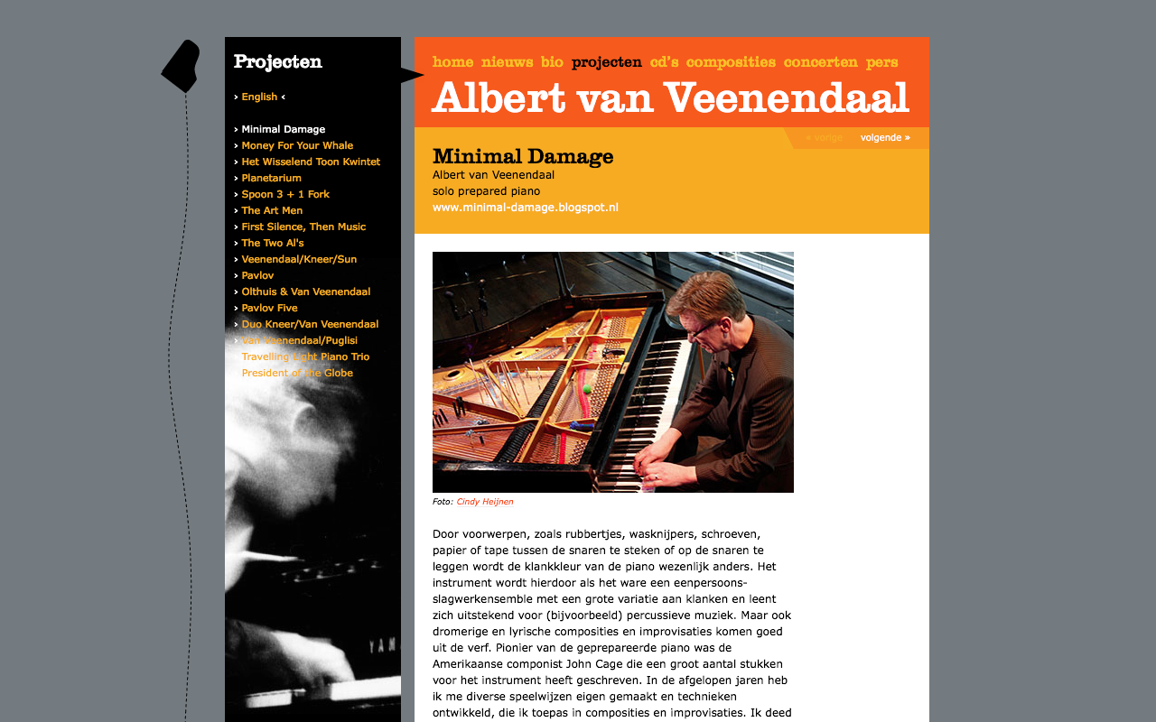 Albert van Veenendaal - Projecten - desktop Albert van Veenendaal - Projecten - desktop