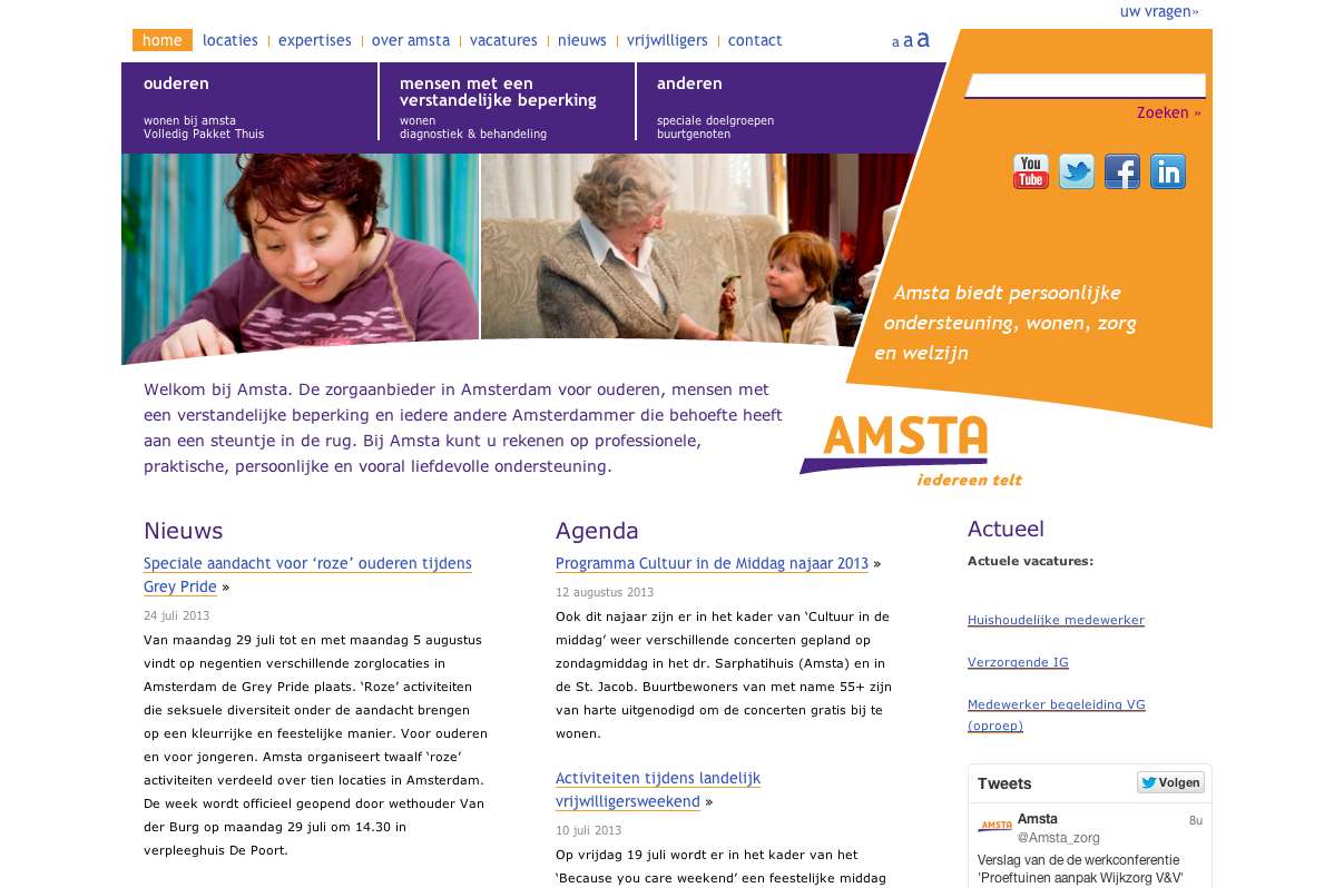 Amsta - Home - desktop Amsta - Home - desktop