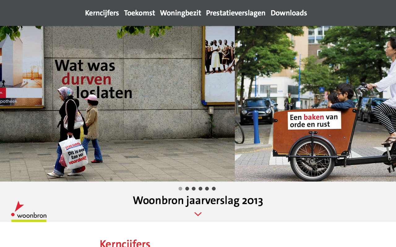 Woonbron jaarverslag 2013 - Intro - desktop Woonbron jaarverslag 2013 - Intro - desktop